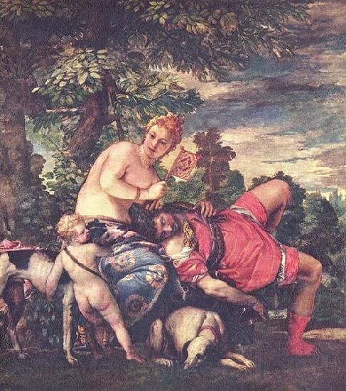Paolo Veronese Venus und Adonis Spain oil painting art